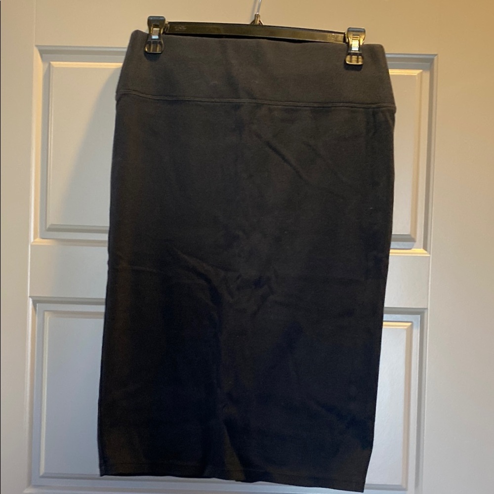 Womens Black Midi Pencil Skirt size small